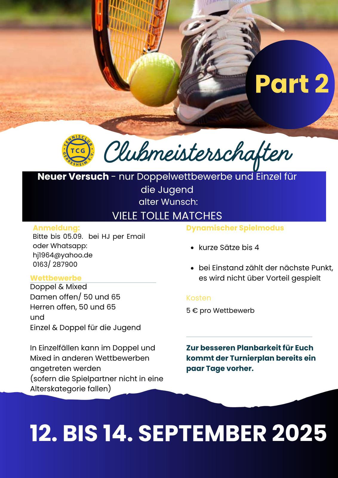 TCG Clubmeisterschaften 2025