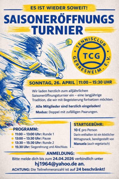 Saisoneröffnungs-Turnier 2026