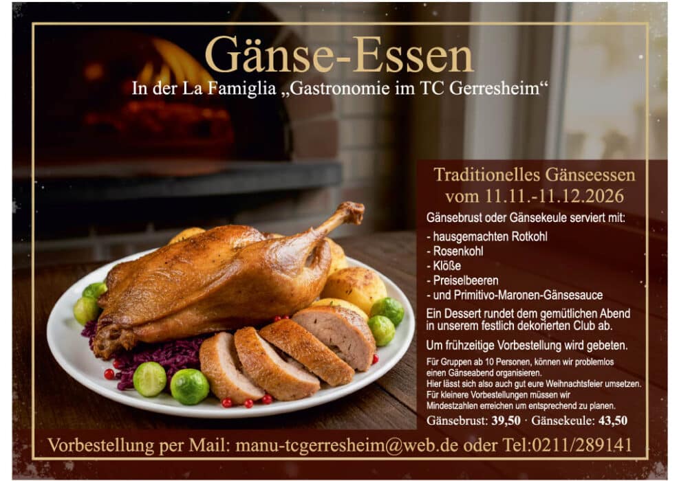 Gänseessen im TCG 2026